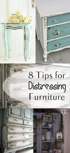 an old dresser is transformed into a furniture piece