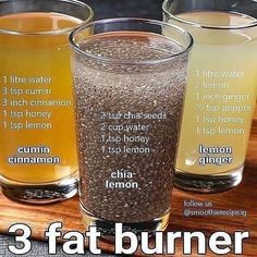 Fat Burning Tea, Fat Burners, Resep Diet, Healthy Drinks Smoothies, Belly Fat Drinks, Healthy Juice Recipes, Makanan Diet, Diet Drinks, Healthy Drinks Recipes