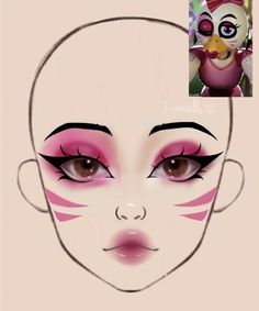 Fnaf Foxy, Gyaru Makeup, Movie Makeup