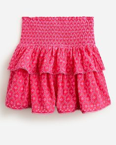 Shopping Preppy, Rabbit Clothes, Rush Outfits, Girls Smock, Eyelet Skirt, Skirts For Kids, Junior Year, Altard State, Girly Fashion