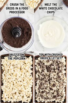 the steps to make chocolate popcorn