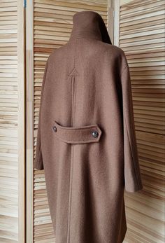 Camel Wool Coat, Kimono Coat, Winter Chic, Couture Details, Wool Coat, Urban Fashion, Autumn Winter Fashion