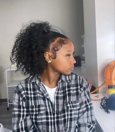 Ponytail Hairstyles High, Hairstyles High Ponytail, Curly Ponytail Weave, Hairstyles High, Hair Sleek, Slick Ponytail, High Ponytail Hairstyles, Weave Ponytail Hairstyles, Sleek Ponytail Hairstyles