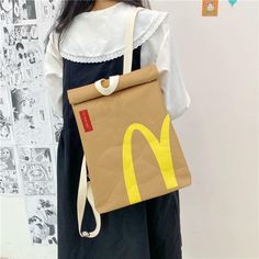 Bolsa e Mochila Saco do Mc Donalds Bolsas e Mochilas GatoGeek Bulbasaur Pokemon, Mc Donald's, Print On Paper Bags, Mc Donald, Custom Tote Bags, Quirky Design, Womens Size Chart, Cute Bags, Personalize Bag