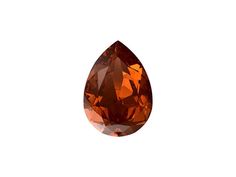 an orange diamond on a white background