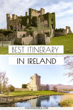 the best things to see and do in ireland with text overlay that reads best itinerary in ireland