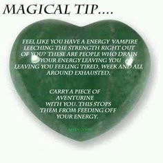 Energy Vampires, Healing Spells, Magick Spells, Crystal Therapy, Crystal Healing Stones, Green Heart, Crystal Magic, Kitchen Witch, Love Spells