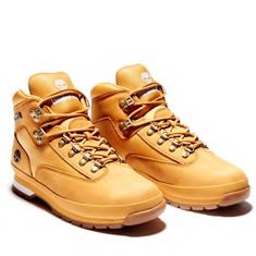 Men In Yellow, Timberland Euro Hiker, Timberland Boots Outfit Mens, Timberland Store, Timberland Boots Outfit, Timberland Boots Mens, Hiker Boots, Mens Hiking Boots, High Top Boots