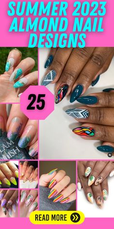 Get your nails ready for summer with the hottest trends of 2024! From vibrant neon shades and tropical designs to pastel hues and chic nail art, find the perfect summer nail ideas to make your manicure pop. Click to explore the best polishes and tools available on Amazon, read reviews, and shop your favorites. Shine bright this summer with stunning nails! 💖 #SummerNails #NailArt #2024Trends 🌸🛍️ Nails Sunset, Almond Nail Designs, Shaped Nails, Polka Dot Nails, Almond Shape Nails, Glamorous Nails, Almond Nails Designs, Wavy Lines