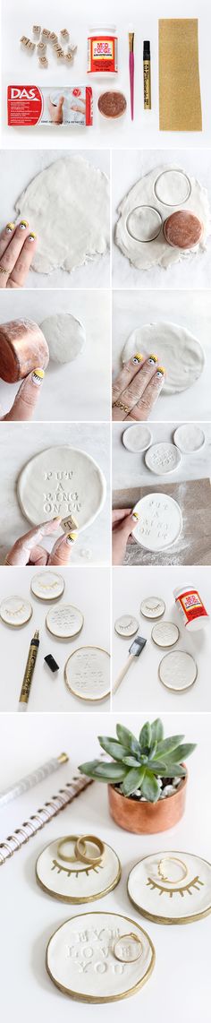 how to make diy embellished plates