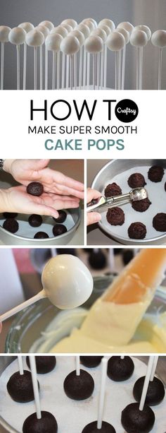 how to make super smooth cake pops