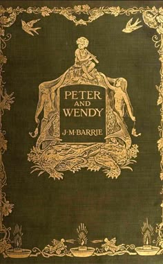 the cover of peter and wendy by j m barbiere