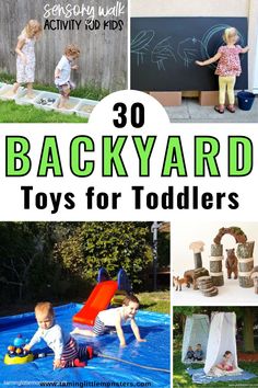 backyard toys for toddlers that are easy to make