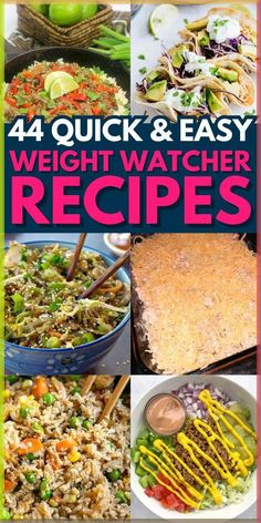 Simplify your meal prep with these quick and healthy Weight Watchers recipes. Weight Watcher Meal Prep Ideas, Keto Weight Watchers Recipes, Weight Watcher Dinner Ideas, Weight Watchers Meal Prep, Easy Weight Watchers Recipes, Weight Watchers Lunch Recipes, Weight Watcher Meals, Weight Watchers Lunch, Weight Watcher Recipes