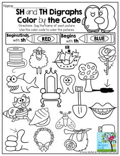 the color by code worksheet for children to learn how to draw and paint