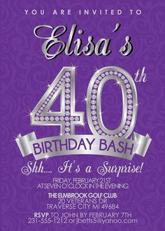 an elegant 30th birthday party with pink background and silver foil on the front, it's time to celebrate