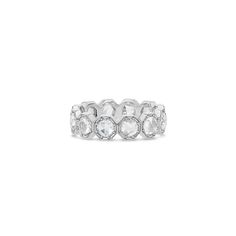 4mm Crown Bezel Diamond Eternity Ring– GRACE LEE Diamond Eternity Ring, Gold Crown, Eternity Ring Diamond, Diamond Eternity, Rose Cut Diamond, 8 Weeks, Bridal Collection, Eternity Ring