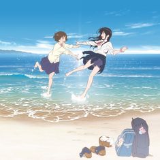 Friend Cartoon, Yuri Anime, Japan Art, 영감을 주는 캐릭터, Two Girls, Anime Poses, Anime Movies