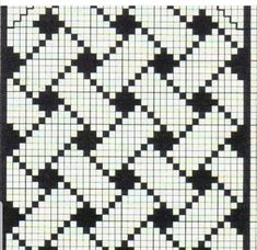 a black and white pattern with squares on it