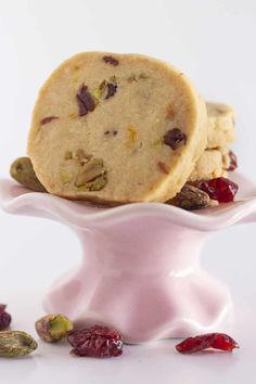 The Best Cranberry Pistachio Shortbread - Practically Homemade Water Crackers Recipe, Cranberry Pistachio Shortbread, Cranberry Orange Shortbread, Cookie Strawberry, Cranberry Pistachio Cookies, Orange Shortbread Cookies, Cranberry Shortbread Cookies, Strawberry Pistachio, Pistachio Shortbread