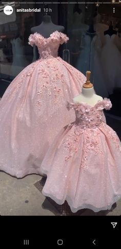 Pink Quinceanera Heels, Sleeping Beauty Quince Theme, Xv Themes Ideas, Xv Themes, Big Pink Dress, Light Pink Quinceanera Dresses, Quinceanera Dresses Blush, Quince Stuff