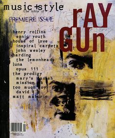 GMD 1 Project 3 - Postmodernism, David Carson Raygun Magazine, Anti Design, Experimental Typography, Henry Rollins