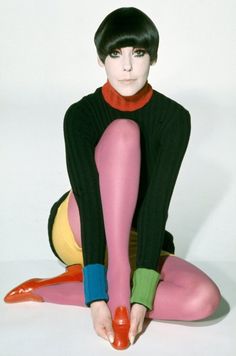 The Mini-Queen Herselt, Mary Quant 60s Fashion Icons, The 60s Fashion, Peggy Moffitt, William Claxton, Rudi Gernreich, Clothes Encounters, Colour Blocking