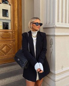 Vinter Mode Outfits, Outfit Chic, Black Blazer