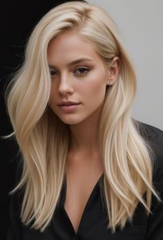 This article provides a guide to enhancing vanilla blonde hair with the perfect mix of shade depth and glossy shine for an exquisite look. Vanilla Blonde, Blonde Hair Inspiration, Blonde Hair Looks, Long Blonde, Long Blonde Hair, American Beauty, Hair Envy, 인물 사진, Blonde Balayage