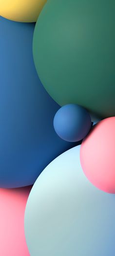 an abstract background with many different colored balloons