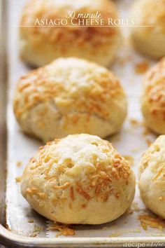 These rolls are made with quick and easy dough and are ready in 30 minutes! With delicious Asiago Cheese on top of these soft and perfect rolls, they are sure to be a hit! Asiago cheese. So many memories of my high school days come flooding back to me. My love for asiago cheese started… Best Homemade Bread Recipe, Homemade Croissants, Cheese Rolls, The Recipe Critic, Recipe Critic, Biscuit Rolls, Asiago Cheese, Dough Ingredients, Cheese Rolling