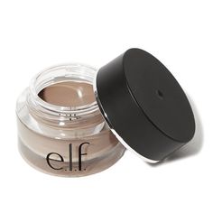 Voted Best Mass Brow Product by Influenster!2018 Hello Giggles HG Beauty Crush Award Winner! This cream glides on smoothly to sculpt, shade, and define brows. It can also be used as eyeshadow or eyeliner for gorgeous, long-lasting color. e.l.f. Cosmetics Lock On Liner and Brow Cream In Light Brown. e.l.f. Cosmetics Lock On Liner and Brow Cream In Light Brown. All e.l.f. products are Vegan and Cruelty Free Elf Locks, Elf Eyebrow, Maybelline Tattoo, Beauty Crush, Cream Eyeliner, Makeup Bag Essentials, E.l.f. Cosmetics, Eyebrow Liner, Eyebrow Kits