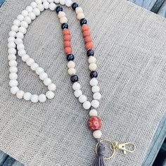 Elevate Your Daily Essentials With Our Wood Bead Lanyard - A Popular And Eye-Catching Design That Seamlessly Combines Natural Elegance With Functionality. This Handmade Beaded Lanyard Features Quality Wood Beads In A Mix Of Natural Wood, Dark Wood, And Rust Colors, Creating A Visually Appealing And Versatile Accessory. The Beautifully Designed Focal Bead And Handmade Tassel Add An Extra Touch Of Charm To This Unique Piece. With A Large Split Ring And Swivel Lobster Claw Clasp, It's Perfect For H Wood Bead Lanyard, Bead Lanyard, Beaded Lanyard, Beaded Lanyards, Wood Accessories, Crafty Craft, Split Ring, Rust Color, Id Holder