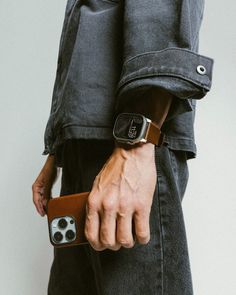 Elevate your Apple Watch with Modern Band. Grab one today. Link in bio. #nomad #nomadgoods #applewatch #adventureon Apple Aesthetic, Product Shots, Apple Design, Cool Outfits For Men, Gq