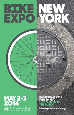 an advertisement for the bike expo in new york