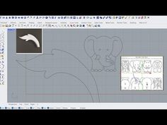 the screen shows how to draw an elephant