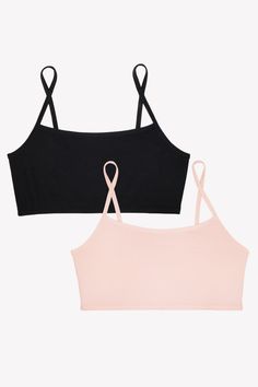 Our Naked Cami Bralette provides next-level comfort with buttery-soft fabric that feels like a second skin. Super-stretch construction adapts to your body for a superior smooth feel– never digging-in or pinching. This easy-to-wear cami bra has a pull-over style with spaghetti straps and a scoop neckline. Perfect for lounging at home, this cupless bralette is designed for all day comfort. Pair it with our Naked panties for an effortless, at-home lounge bra and panty set. The Smart&Sexy Naked Cami Pink Stretch Sports Bra With Soft Touch, Fitted Pink Soft Touch Top, Fitted Soft Touch Pink Tops, Cami Bra, Lounge Bra, Comfy Bra, Comfortable Bras, Rose Black, Everyday Bra