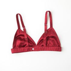 Stylish, comfortable and sturdy bralettes. We used 19 momme silk charmeuse, cool and soft to the touch. Designed in Toronto.  . Adjustable wide shoulder straps . No padding . No underwire . Hook and clasp closure  Material . 100% pure mulberry silk . 19 momme . Silk charmeuse Gentle hand washing . Soak in lukewarm water with mild detergent for no longer than 30 minutes . Do not rub or wring. Gently squeeze the bralette under running water  Hang to dry . Machine washing . Place in mesh bag . Wash Silk Bralette, Silk Bra, Eggshell Blue, Holiday Mood, Satin Bags, Running Water, Friend Outfits, Silk Charmeuse, Natural Silk