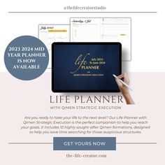 the life planner is now available for purchase in our store and it's free to use