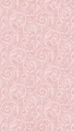 a pink background with white swirls on the bottom and light pink in the middle