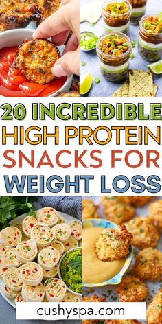 These high protein snack recipes will help you eat healthier and stay fuller for longer. The recipes are easy to make! Protein Snack Recipes, High Protein Snack Recipes, Protein Snacks Recipes, Healthy High Protein Snacks, Easy High Protein Meals, High Protein Snack, Best Diet Foods, Healthy High Protein Meals, High Protein Low Carb Recipes