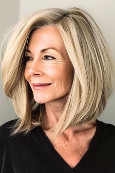 Melena Bob, Medium Hair Styles For Women, Hairstyles For Women Over 60, Over 60 Hairstyles, Wavy Bob, Bob Styles