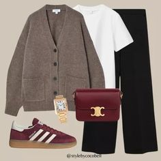 Stylebycocobell on LTK Fall Fashion Curvy Women, Casual Chic Autumn, Autumn Outfits Aesthetic, Fall Outfit Inspiration, Mode Shoes, Look Adidas, Chic Autumn, Mode Casual