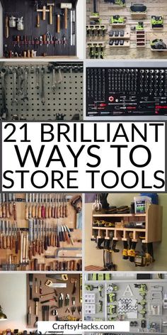 there are many different tools on the shelves in this store and it is easy to use