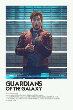 a movie poster for the film guardianss of the galaxy