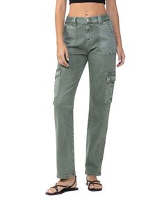 in stock Trendy Mid-rise Green Cargo Jeans, Trendy Green Mid-rise Cargo Jeans, Casual Green Tapered Leg Cargo Jeans, Green Relaxed Fit Cargo Jeans, Green Relaxed Fit Full Length Cargo Jeans, Green Relaxed Fit Full-length Cargo Jeans, Casual Mid-rise Olive Bottoms, Casual Mid-rise Green Cargo Pants, Casual Green Mid-rise Pants