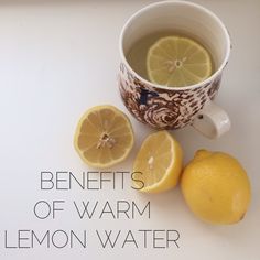 The benefits of warm lemon water first thing in the morning. Benefit Of Lemon Water, Lemon Water In The Morning, Water Challenge, Water In The Morning, Balanced Living, First Thing In The Morning