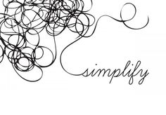 the word simplily written in cursive black ink on a white background