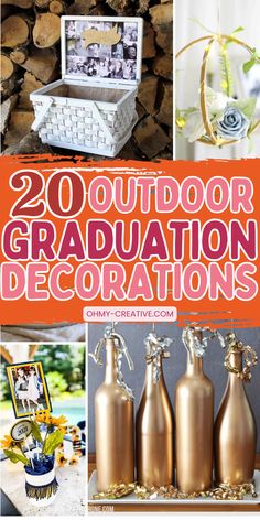 20 outdoor graduation decorations that are easy to make and great for the guests in your home