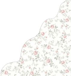 a white background with pink and grey flowers on the bottom right corner is an image of a flowered mountain